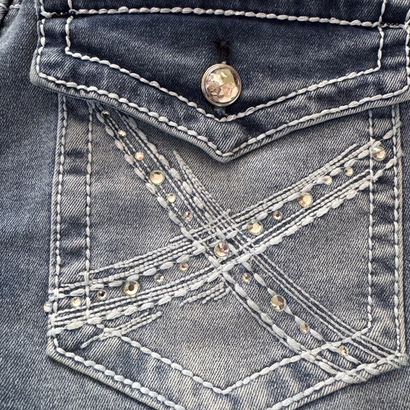 Rue 21 Flare Leg Bootcut  Jeans Size 10 EUC - Picture 7 of 7